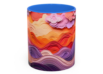 Dramatic Sunset Sky Colorful Mugs (11oz, 15oz)