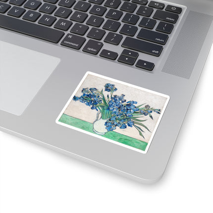 Irises by Vincent Van Gogh Kiss-Cut Stickers (4 Sizes)