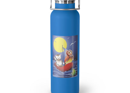 Embarking on a Moonlit Journey Copper Vacuum Insulated Bottle, 22oz