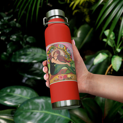Siren Serenade by Carlo Chiostri Copper Vacuum Insulated Bottle, 22oz