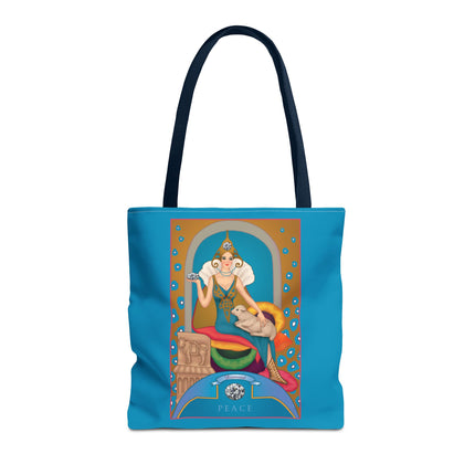 Astrology Gem Series: April & Diamond Tote Bag