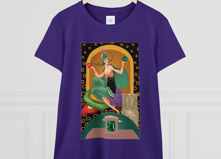May & Emerald (from the Gem Series) by Sofia Chiostri Women's Midweight Cotton Tee