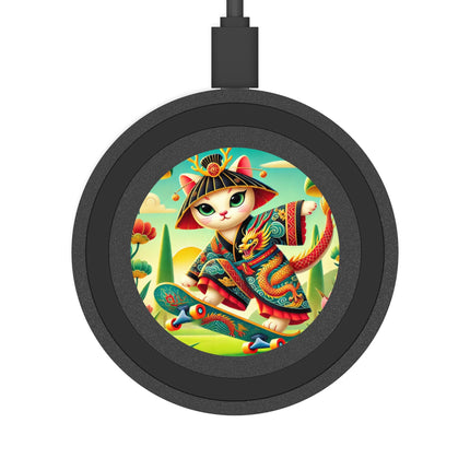 Dragon Dance on Wheels Quake Wireless Charging Pad