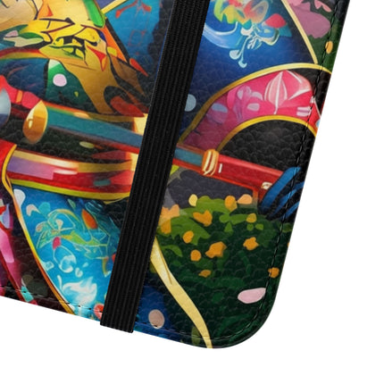 🦊⚔️ Cyberpunk Panda Samurai Flip Case – Futuristic Honor & Kitsune Spirit