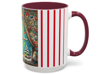 Mischief in Tinselland Colorful Mugs (11oz, 15oz)