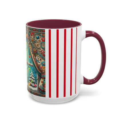 Mischief in Tinselland Colorful Mugs (11oz, 15oz)