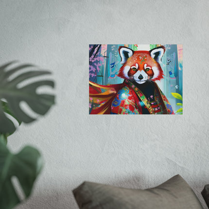 Cybernetic Red Panda Fine Art Posters