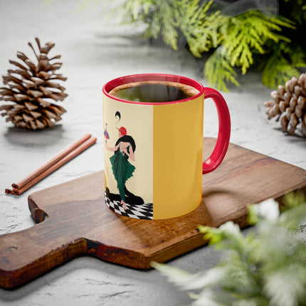 The Marionette Colorful Mugs – Theatrical Glamour & Cabaret Elegance