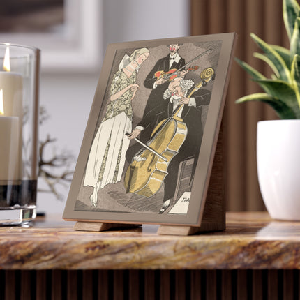 The Maestro’s Performance by Fernand Siméon Ceramic Tile