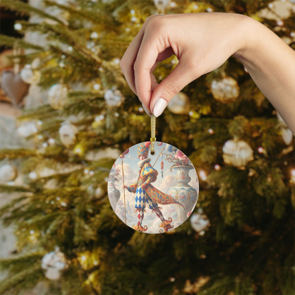 The Ornamental Jester Glass Ornament