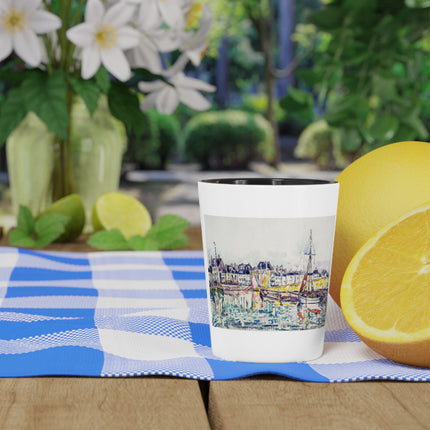 Le Croisic by Paul Signac Ceramic Shot Glass