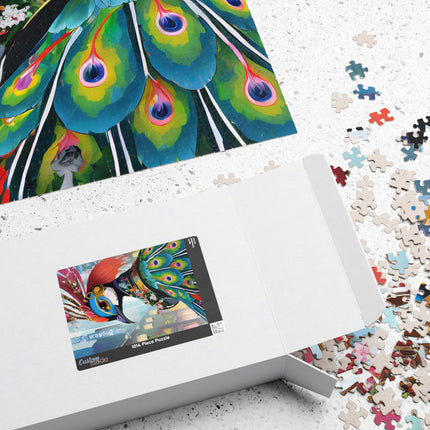 Techno Plumes Puzzle (110, 252, 520, 1014-piece)