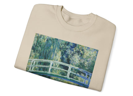Water Lilies and Japanese Bridge by Claude Monet Heavy Blend™ Crewneck Sweatshirt