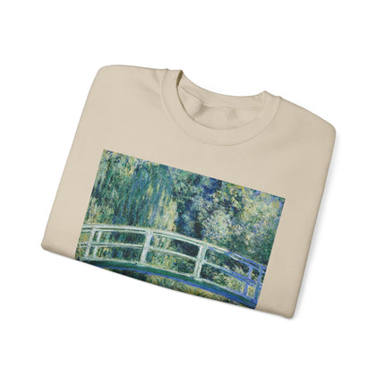 Water Lilies and Japanese Bridge by Claude Monet Heavy Blend™ Crewneck Sweatshirt