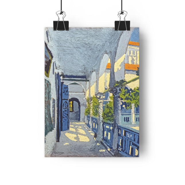 Gallery of a Moroccan Riad by George Gaudion Giclée Art Print