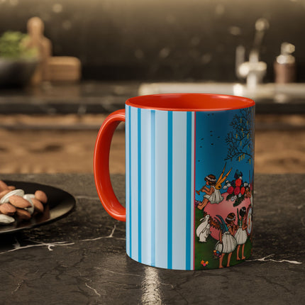 Enchanted Easter Gathering Colorful Mugs (11oz, 15oz)