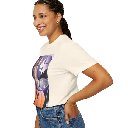 The Startled Pumpkin Unisex Garment-Dyed T-shirt