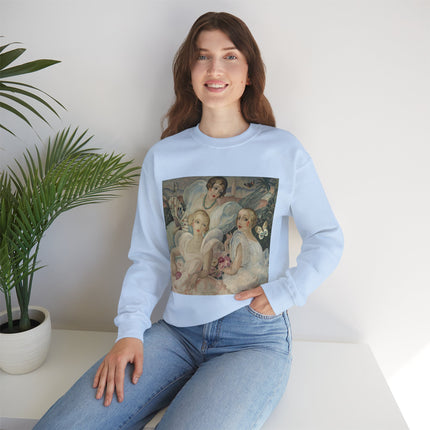 Les Femmes Fatales by Gerda Wegener Heavy Blend™ Crewneck Sweatshirt