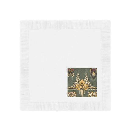 La décoration moderne dans le textile Pl. 2 by Gaston Charlet Placemat White Coined Napkins