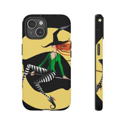 A Witch’s Moonlit Flight Phone Cases