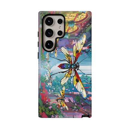 Neon Swarm Phone Cases