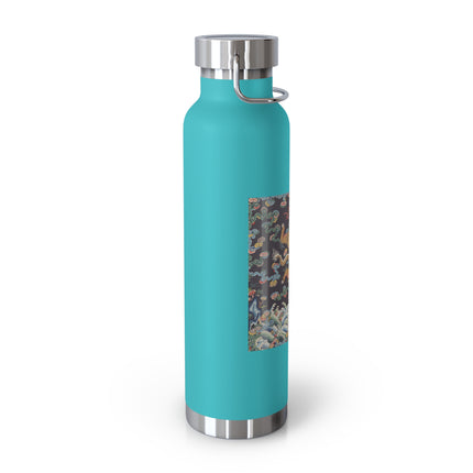 Rank Badge with Dragon with Deer Hooves Copper Vacuum Insulated Bottle, 22oz