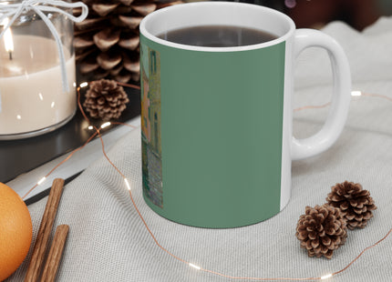 La Fontaine, Saint-Paul De Vence by Henri Le Sidaner Ceramic Mug 11oz