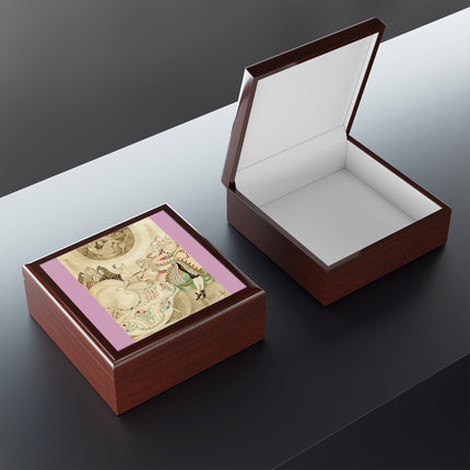 Sur talons rouges (On Red Heels) pl 01 by Gerda Wegener Jewelry Box