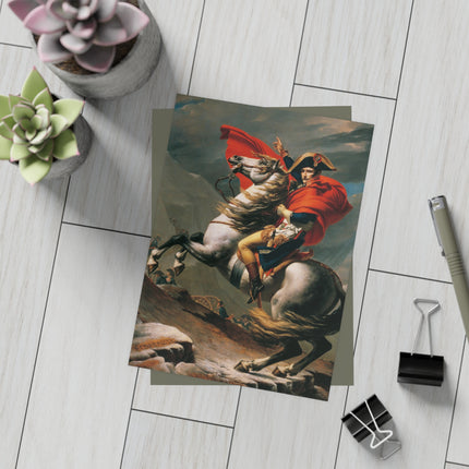 Napoleon Crossing the Alps by Jacques-Louis David Postcards (envelopes included) - Bundles of 10, 30, 50 Pieces