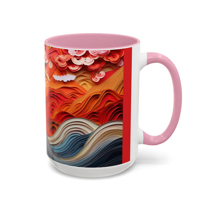 Vibrant Sunrise Sky Colorful Mugs (11oz, 15oz)