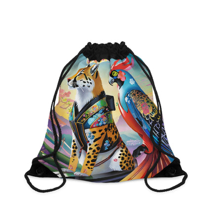 Cybernetic Duets Drawstring Bag
