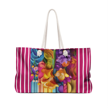 The Graceful Freesia Weekender Bag