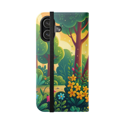 🛼✨ Firefly Dance on Wheels Flip Case – Whimsical Motion & Storybook Charm