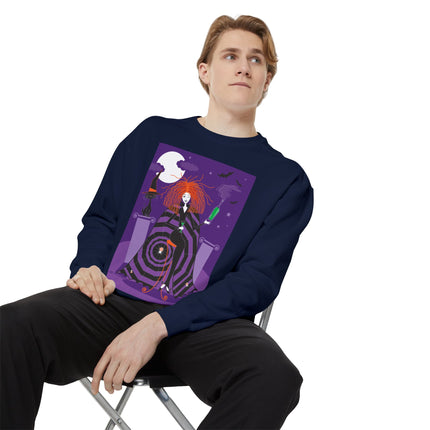 Mystic Elegance Unisex Garment-Dyed Sweatshirt