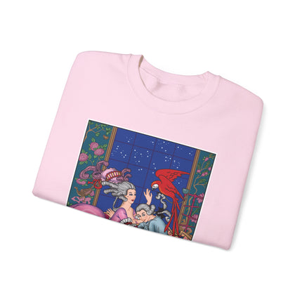 The Jealous Parrot by George Barbier Heavy Blend™ Crewneck Sweatshirt
