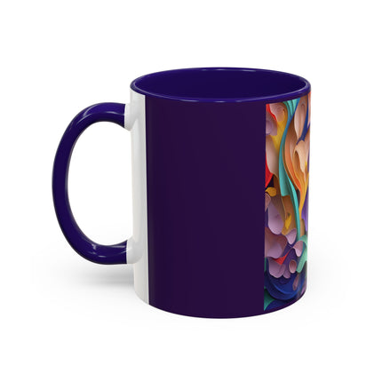 The Elegant Iris Flower Colorful Mugs (11oz, 15oz)