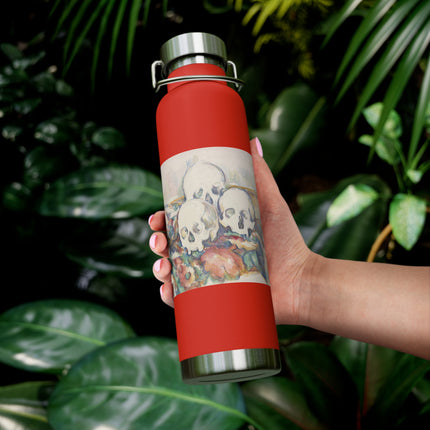 The Three Skulls by Paul Cézanne Copper Vacuum Insulated Bottle, 22oz