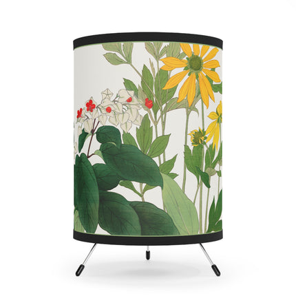 Clerodendrum & Rudbeckia Flower by Tanigami Kônan Tripod Lamp