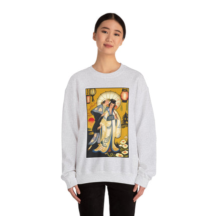 Golden Embrace Heavy Blend™ Crewneck Sweatshirt