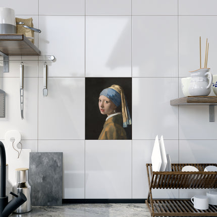 Girl with a Pearl Earring by Johannes Vermeer Ceramic Tile