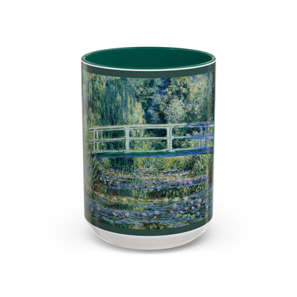 Water Lilies and Japanese Bridge by Claude Monet Colorful Mugs (11oz, 15oz)