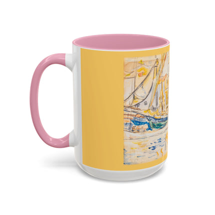Saint-Tropez by Paul Signac Colorful Mugs (11oz, 15oz)