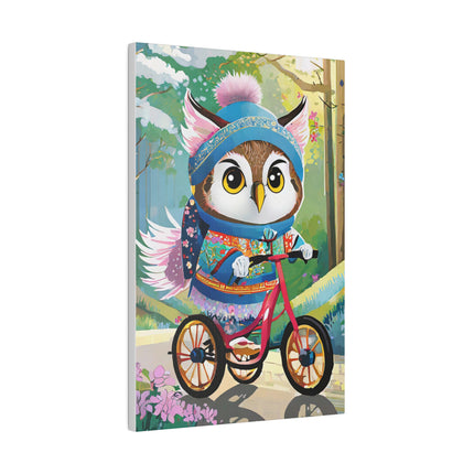 Baby Owl Matte Canvas, Stretched, 0.75"
