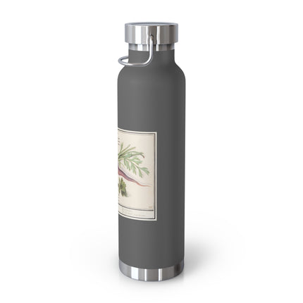 Carrot, Daucus carota and red currant, Ribes rubrum by Anselmus Boëtius de Boodt Copper Vacuum Insulated Bottle, 22oz