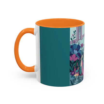 The Ladies Of The Secret Masquerade Colorful Mugs – Art Deco Floral Mystery