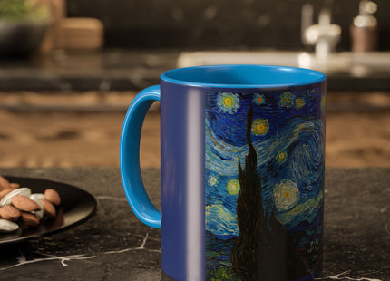 The Starry Night by Vincent Van Gogh Colorful Mugs (11oz, 15oz)