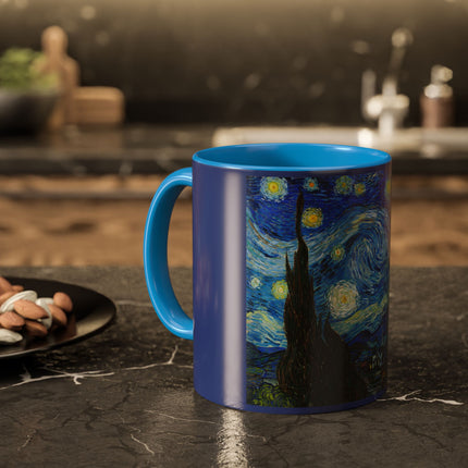 The Starry Night by Vincent Van Gogh Colorful Mugs (11oz, 15oz)