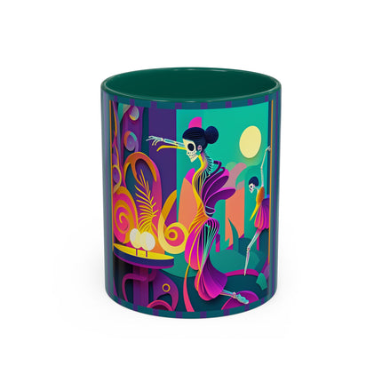 Dance of the Skeleton Ballerinas Colorful Mugs (11oz, 15oz)