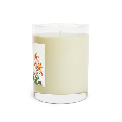 Aquilegia Flowers by Tanigami Kônan Scented Candle - Full Glass, 11oz - The White Tea & Fig, The Lavender & Sage, and The Ocean Mist & Moss