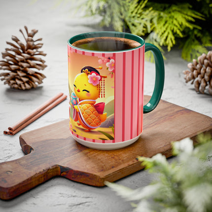 Whimsical Springtime Exchange Colorful Mugs (11oz, 15oz)